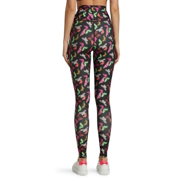 Alice & Olivia Aaron Butterfly Print High Rise Leggings - Picture 3 of 9